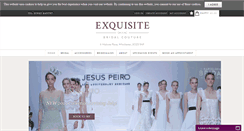 Desktop Screenshot of exquisitebrides.co.uk
